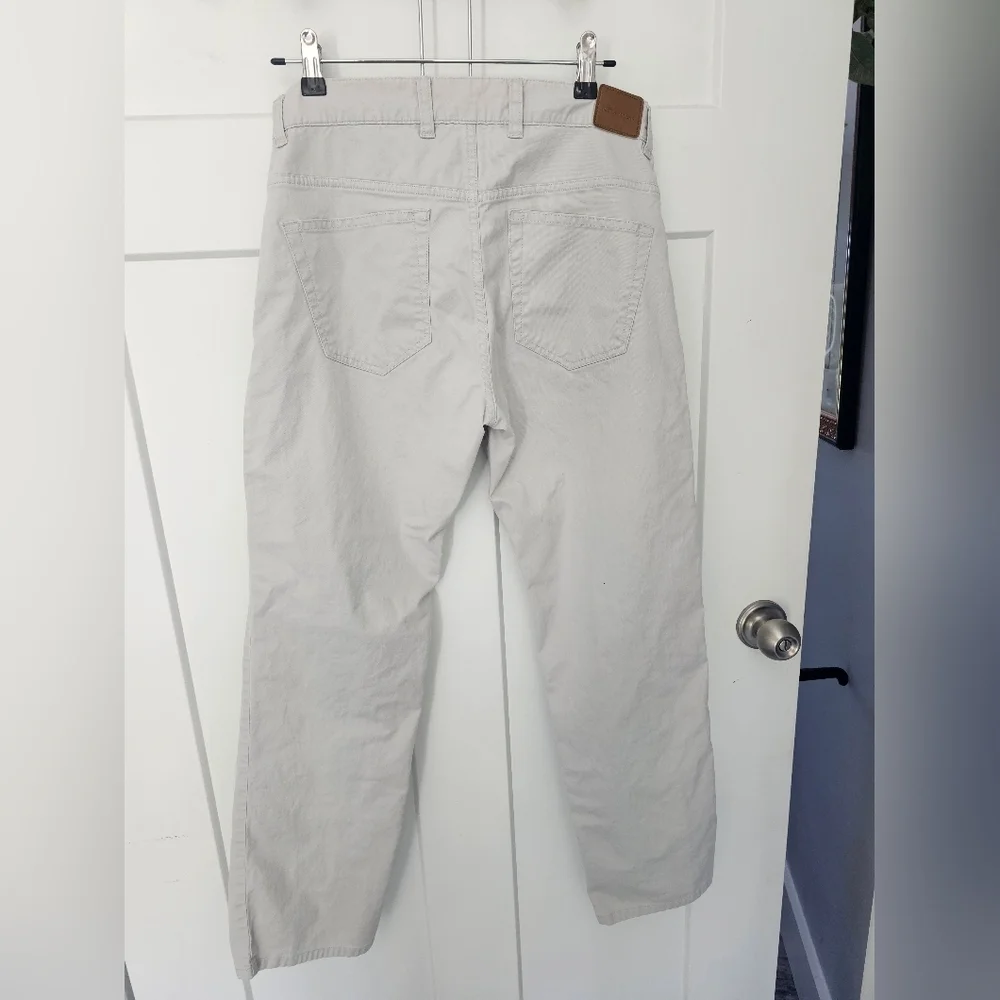 Peter Millar Men’s Pants 31x28 Gray Pima Cotton Stretch Casual 5-Pocket